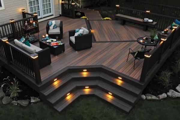 Deck Lighting & Outlet Installation